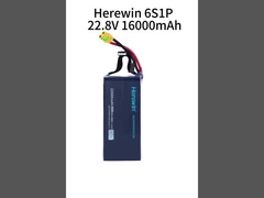 여기 6S1P 25C 리포 드론 배터리 16000mAh 22.8V 2C