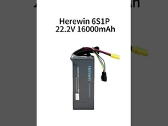여기 6S1P 16000mAh 22.2V 25C 리포 드론 배터리 팩