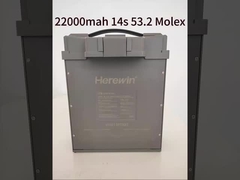 여기에 14s 53.2v 22000mah 스마트 UAV 드론 배터리 - Molex 커넥터