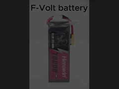 헤리윈 하이 레이트 빠른 속도 6S 120C 10Ah FPV 드론 배터리