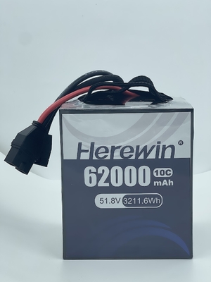 주문 10C 62000mah 드론 리?? 배터리 51.8V 14S 리?? 폴리머 배터리 온라인 제조