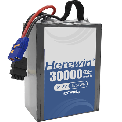 주문 이리윈 반성형 배터리 14S 51.8V 30000mAh 빠른 충전 및 긴 주기 수명 ≥800 온라인 제조