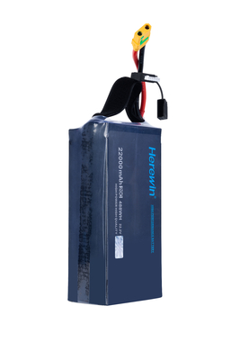이리윈 6s 22000mAh 리포 소프트 팩 배터리 22.2V 농업 스프레이어 UAV
