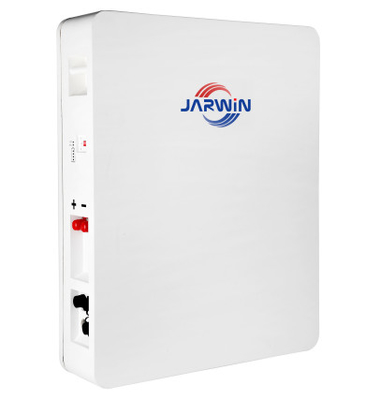Jarwin 5.12KWH 51.2V 100AH BMS와 함께 벽에 장착된 에너지 저장 배터리