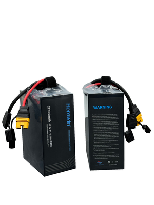 무인 항공기 헤리윈 배터리 22000mAh 14S 53.2V 25C LiHv 소프트 팩 배터리