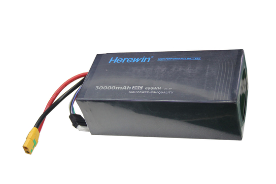 헤리윈 배터리 30000mAh UAV 리포 포지 셀 배터리 팩 6S1P 22.2V