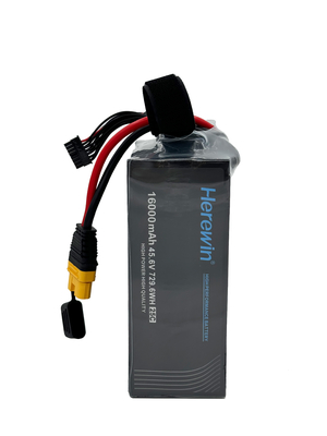 16000mAh 12S 45.6V 25C LiHv 패치 셀 배터리 소프트 팩 Herewin UAV 배터리