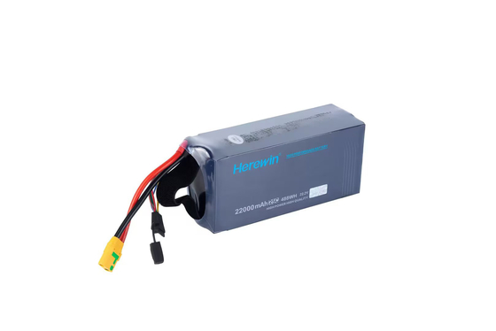6S1P 22.2V 22000mAh 리포 배터리 소프트 팩 헤리윈 드론 배터리