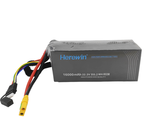 이리윈 22.2V 6s 16000mah 리포 배터리 소프트팩 드론 배터리 2.08kg