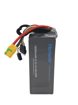 MSDS UN38.3 BIS 6S1P 25C 리포 드론 배터리 팩 16000mAh 22.8V