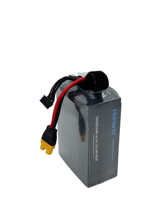 고전압 드론 패치 셀 배터리 팩 Herewin 12S1P 16Ah 45.6V 25C