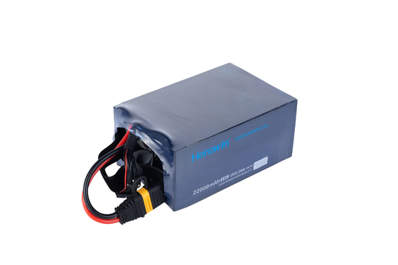 헤리윈 12S1P 22Ah 45.6V 리포 드론 배터리 25C 리포 소프트팩 지능형 비행 배터리