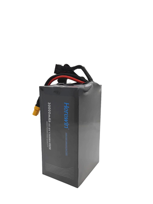 고전압 소프트 팩 UAV 배터리 45.6V 30000mAh 25C LiHv 드론 배터리 Herewin 12S