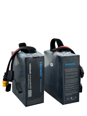 여기에 14S1P 16Ah 51.8V 리포 포치 UAV 배터리 25C 높은 방출 속도