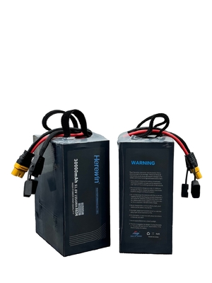 30000mAh 헤리윈 지능형 비행 배터리 14S 51.8 V 25C 리포 UAV 배터리 소프트 팩