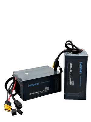 배달 드론 리포 25C UAV 배터리 팩 14S1P 30Ah 51.8V 30000mAh 8kg