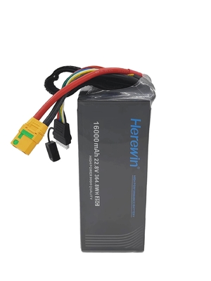 여기 6S1P 25C 리포 드론 배터리 16000mAh 22.8V 2C 1.96KG