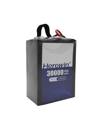 이리윈 14S1P 30000mAh 소프트 팩 반 고체 상태 배터리 30C 스프레이어 UAV 배터리 53.2V