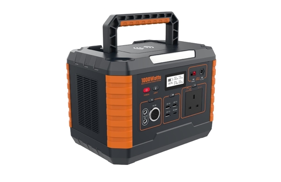 303Wh 휴대용 발전소 야외 3.8kg 60W AC 입력 및 12-26V / 4A 태양 전지 충전