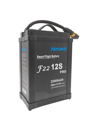 12S 드론 배터리 22000mAh 44.4V 25C 스마트 드론 배터리 팩