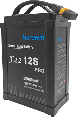 더 긴 수명 여기에 12s 22000mah 리포 배터리 44.4V 976.8wh 22AH 25C 드론 스프레이어