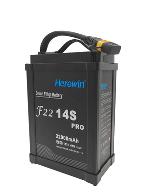 22000mAh 14S 53.2 V 25C 농업 드론 UAV 리포 배터리