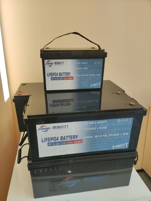4000 사이클 12V 200AH LiFePO4 리?? 배터리 팩 EV 캠퍼 태양 풍력 시스템