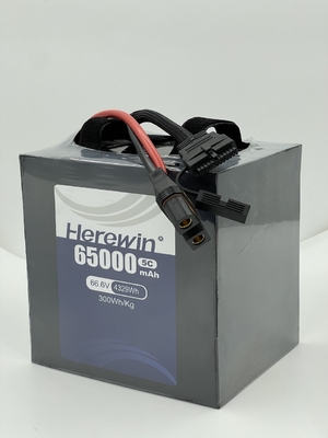 여리윈 반성형 배터리 18S 66.6V 65000mAh 명목 전압 66.6V의 장수 전원