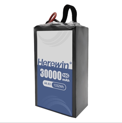 고 용량 Herewin 반 고체 상태 배터리 12S 44.4V 30000mAh 빠른 충전 및 긴 주기 수명